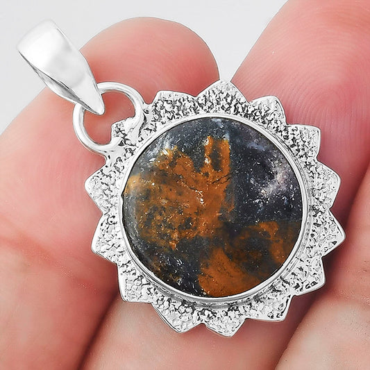 Natural Indian Blanket Jasper Pendant P-1205 SDP156549