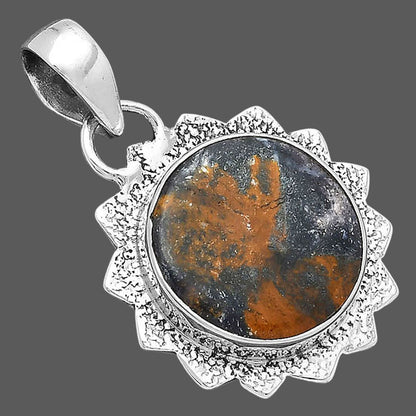 Natural Indian Blanket Jasper Pendant P-1205 SDP156549