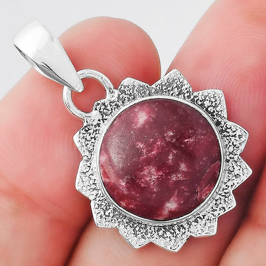 Natural Pink Thulite - Norway Pendant P-1205 SDP156553