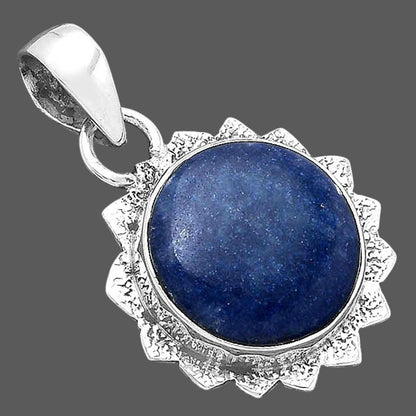 Natural Dumortierite Quartz Pendant P-1205 SDP156555