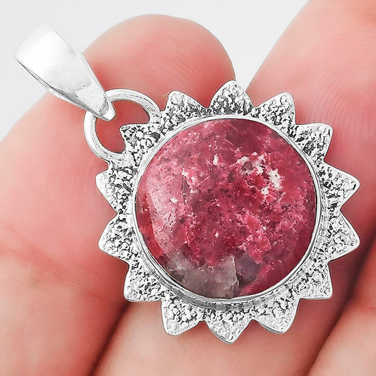 Natural Pink Thulite - Norway Pendant P-1205 SDP156566