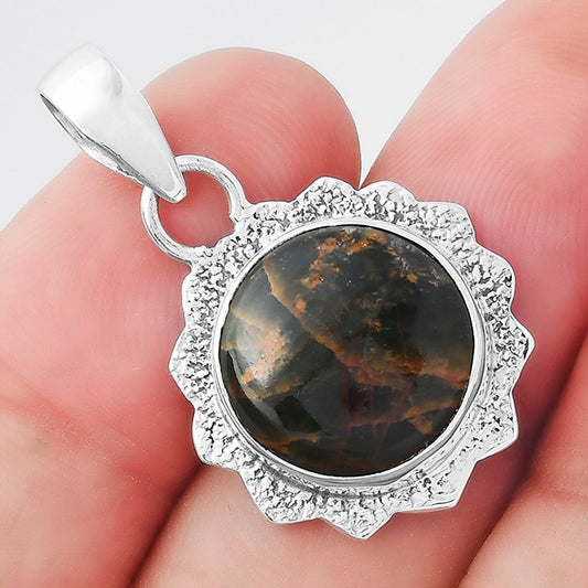 Natural Turkish Rainforest Chrysocolla Pendant P-1205 SDP156568