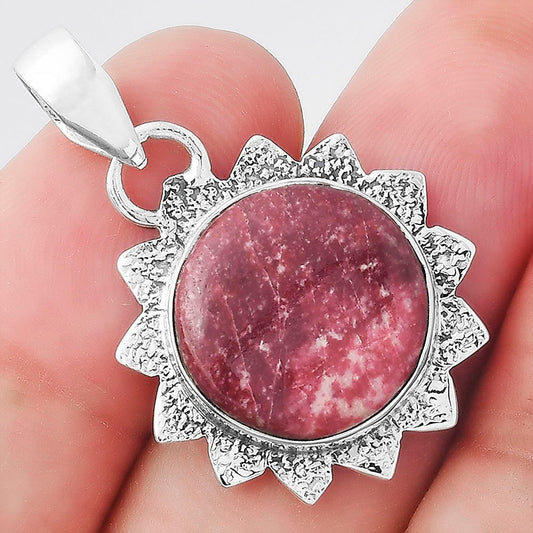 Natural Pink Thulite - Norway Pendant P-1205 SDP156569