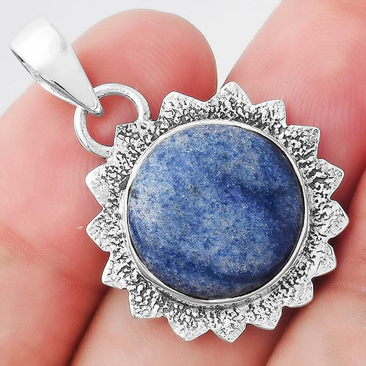 Natural Dumortierite Quartz Pendant P-1205 SDP156570