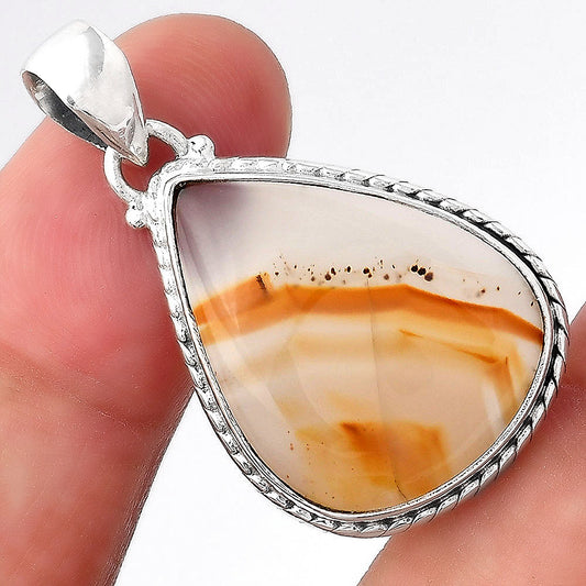 Natural Montana Agate - USA Pendant P-1056 SDP156592