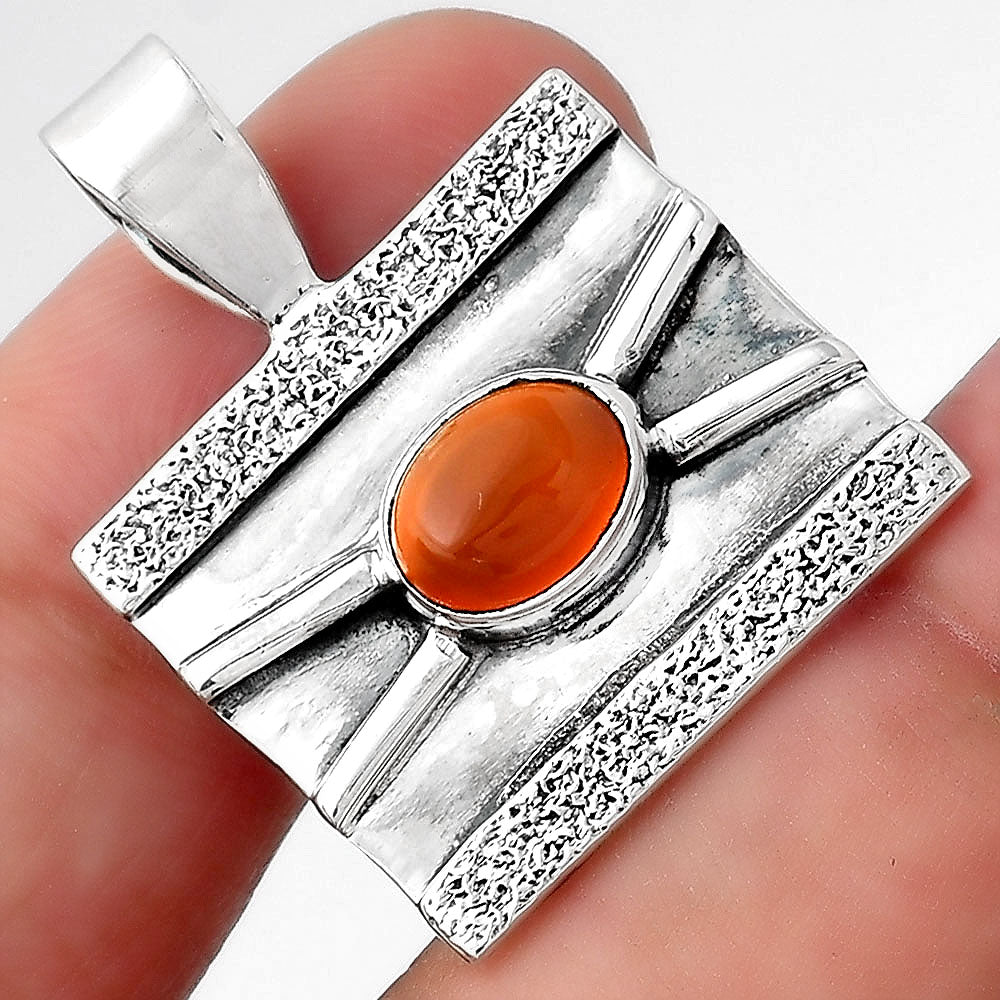 Natural Carnelian Pendant P-1658 SDP156599