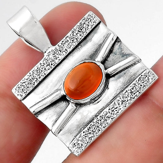 Natural Carnelian Pendant P-1658 SDP156599