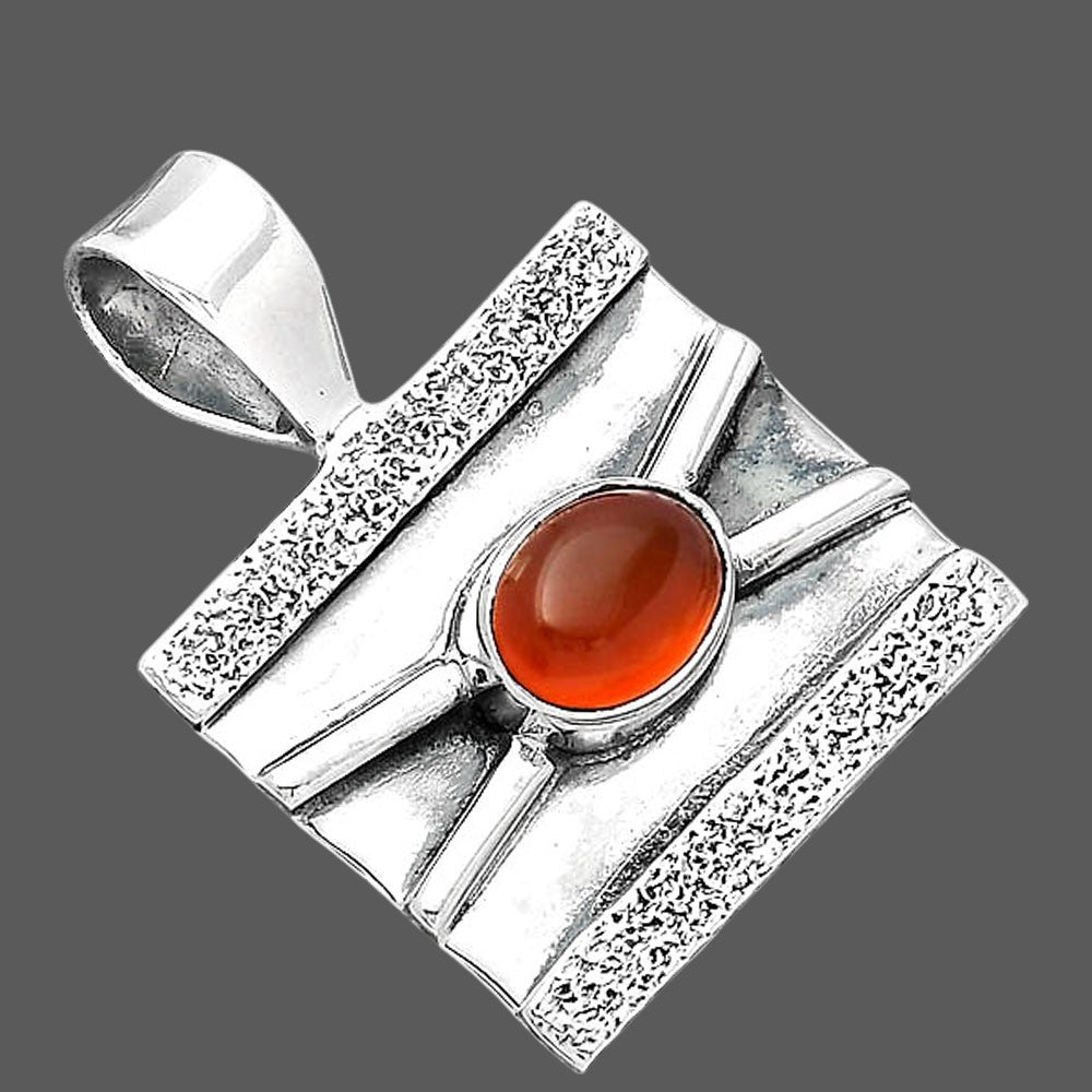 Natural Carnelian Pendant P-1658 SDP156599