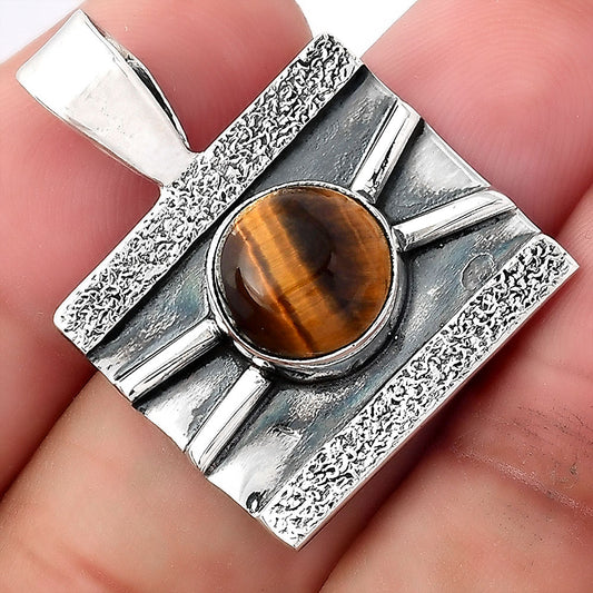 Natural Tiger Eye - Africa Pendant P-1658 SDP156608