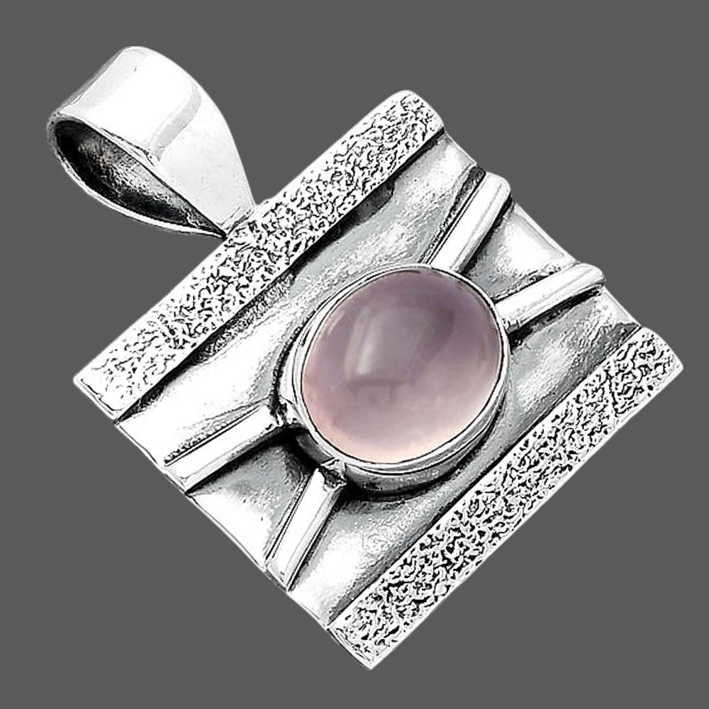 Natural Rose Quartz - Madagascar Pendant P-1658 SDP156610