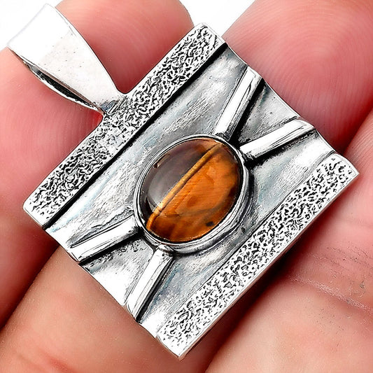 Natural Tiger Eye - Africa Pendant P-1658 SDP156611