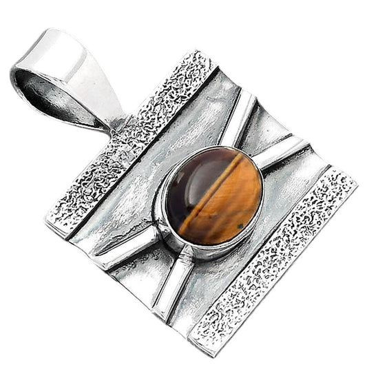 Natural Tiger Eye - Africa Pendant P-1658 SDP156611
