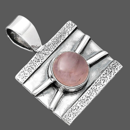 Natural Rose Quartz - Madagascar Pendant P-1658 SDP156612