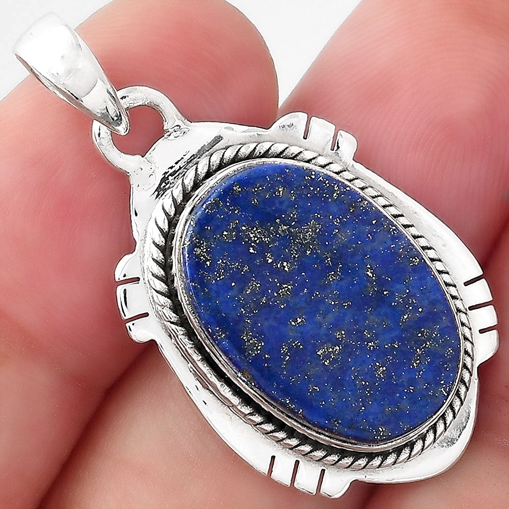 Natural Lapis - Afghanistan Pendant P-1463 SDP156623