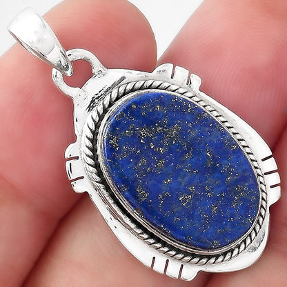 Natural Lapis - Afghanistan Pendant P-1463 SDP156623