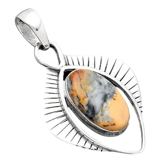 Natural Maligano Jasper - Indonesia Pendant P-1402 SDP156645