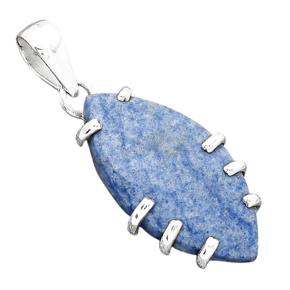 Natural Dumortierite Quartz Pendant P-1372 SDP156661