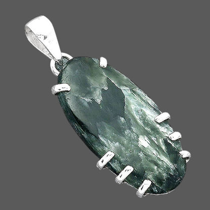 Natural Russian Seraphinite Pendant P-1372 SDP156663