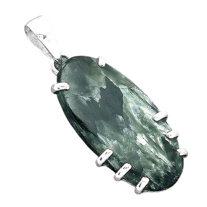 Natural Russian Seraphinite Pendant P-1372 SDP156663