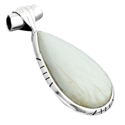 Natural White Scolecite Pendant P-1667 SDP156678