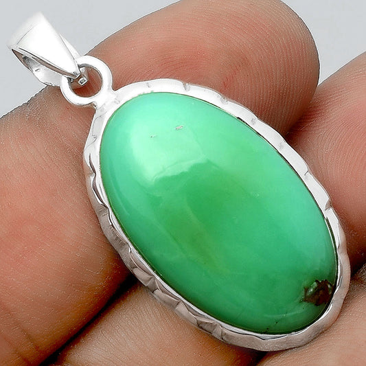 Natural Boulder Chrysoprase Australia Pendant P-1110 SDP156683