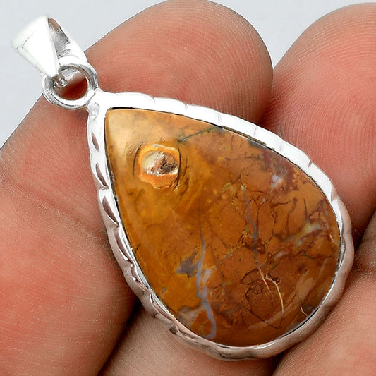 Natural Red Moss Agate Pendant P-1110 SDP156684
