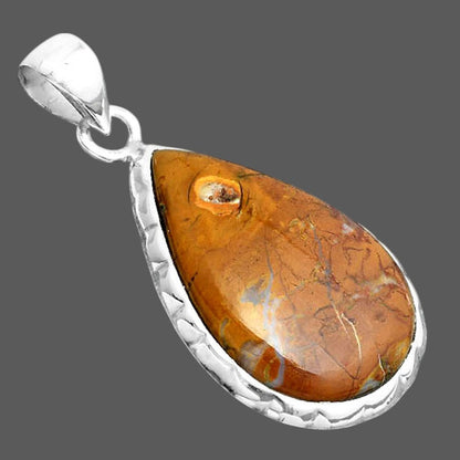 Natural Red Moss Agate Pendant P-1110 SDP156684