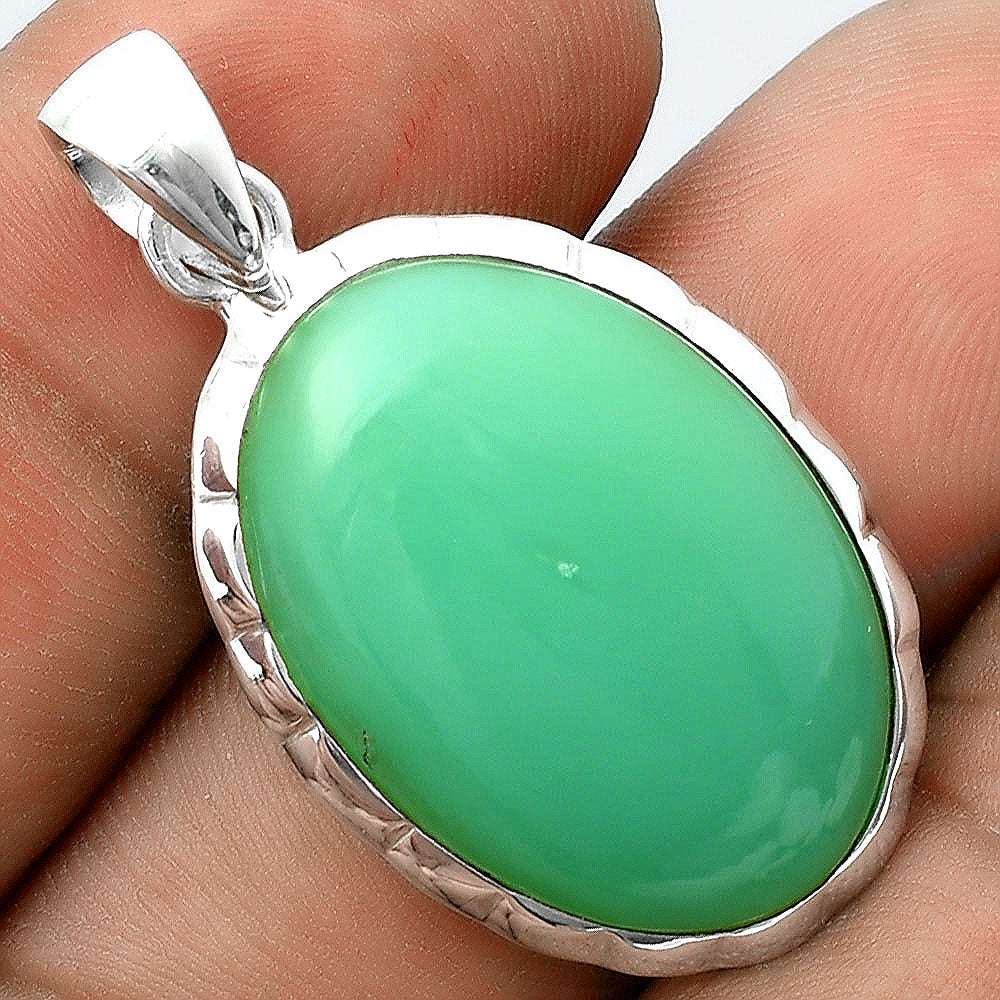 Natural Chrysoprase - Australia Pendant P-1110 SDP156686