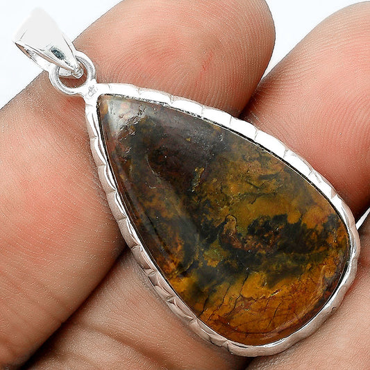 Natural Purple Cow Jasper Pendant P-1110 SDP156689