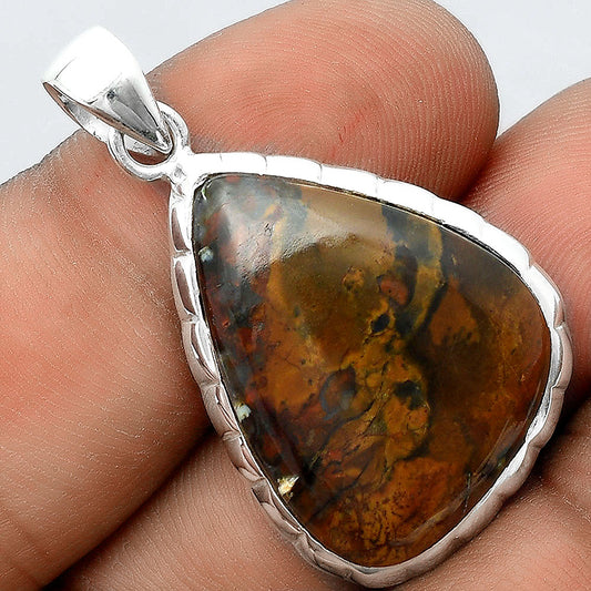 Natural Purple Cow Jasper Pendant P-1110 SDP156691