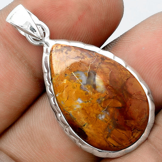 Natural Red Moss Agate Pendant P-1110 SDP156692