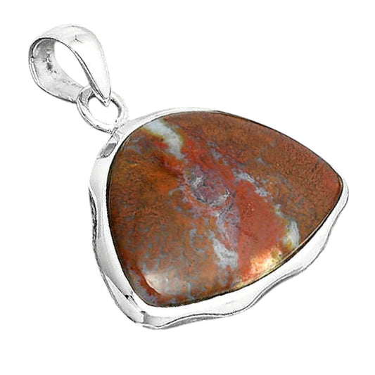 Natural Red Moss Agate Pendant P-1110 SDP156705