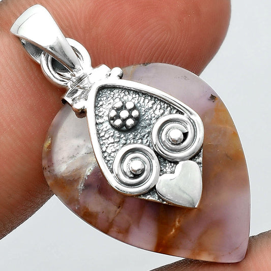 Natural Amethyst Sage Agate - Nevada Pendant P-1388 SDP156708