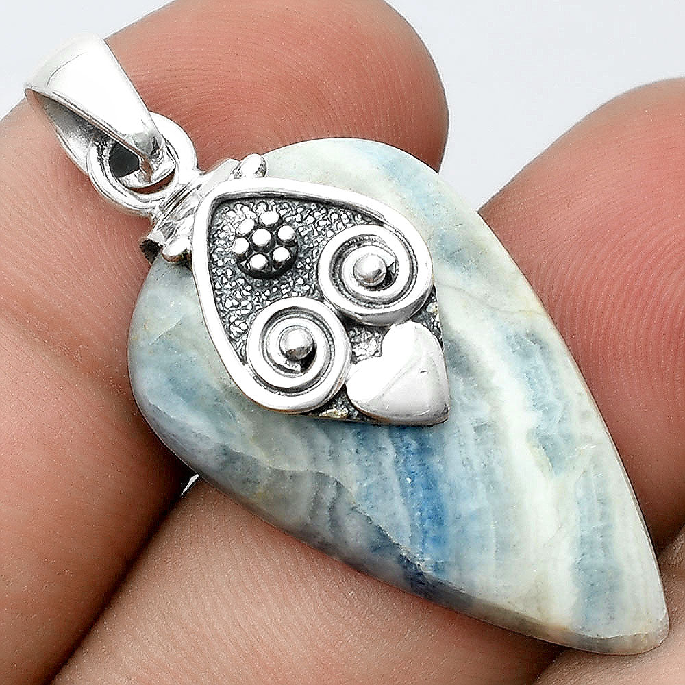 Natural Blue Scheelite - Turkey Pendant P-1388 SDP156709
