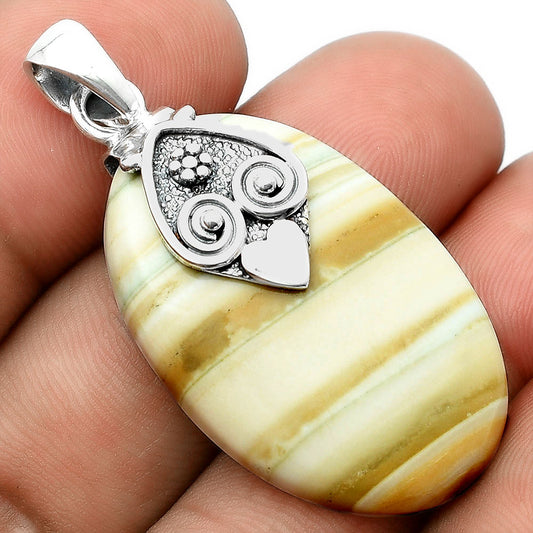 Natural Saturn Chalcedony Pendant P-1388 SDP156710