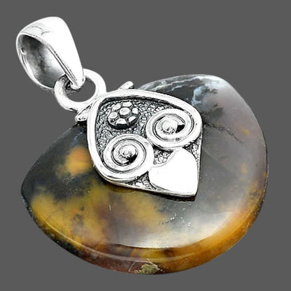 Natural Amethyst Sage Agate - Nevada Pendant P-1388 SDP156714