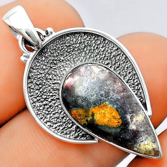 Natural Indian Blanket Jasper Pendant P-1401 SDP156734