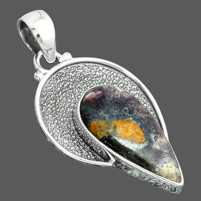 Natural Indian Blanket Jasper Pendant P-1401 SDP156734