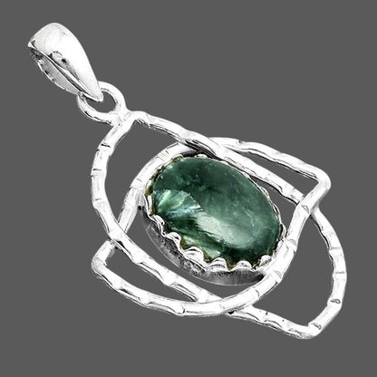 Natural Russian Seraphinite Pendant P-1370 SDP156762