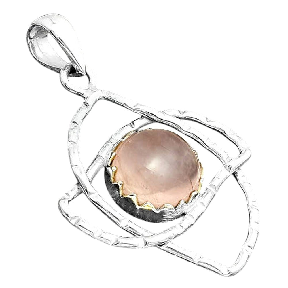 Natural Rose Quartz - Madagascar Pendant P-1370 SDP156764