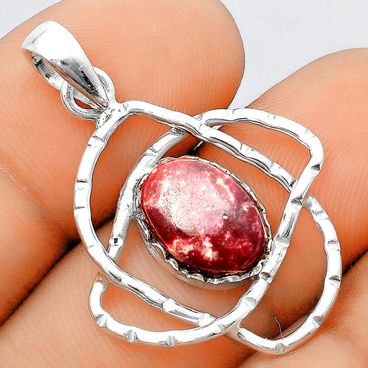 Natural Pink Thulite - Norway Pendant P-1370 SDP156765