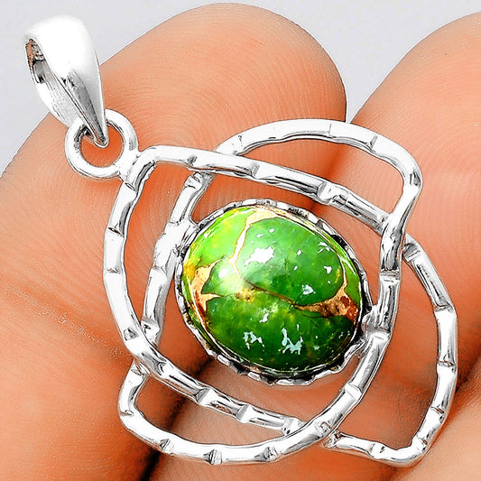 Copper Green Turquoise - Arizona Pendant P-1370 SDP156777