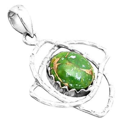 Copper Green Turquoise - Arizona Pendant P-1370 SDP156777