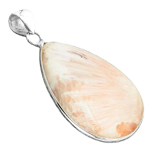 Natural Orange Scolecite - India Pendant P-1001 SDP156786