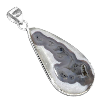 Natural Tube Moss Agate Pendant P-1001 SDP156797