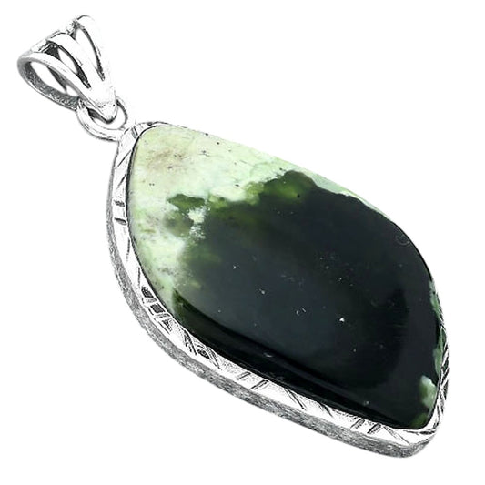 Natural Chrome Chalcedony Pendant P-1079 SDP156812