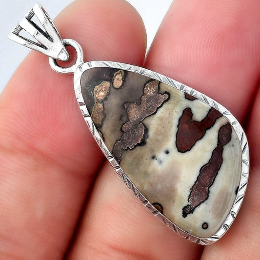 Natural Coffee Bean Jasper Pendant P-1079 SDP156813