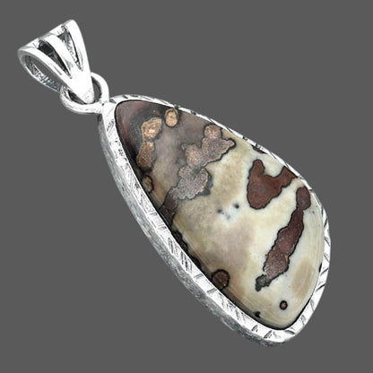 Natural Coffee Bean Jasper Pendant P-1079 SDP156813