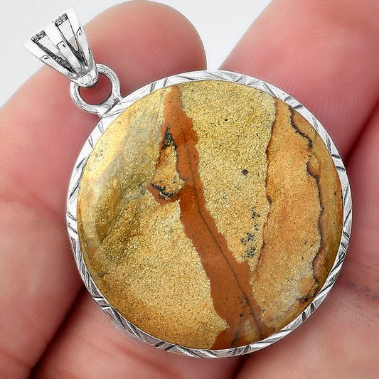 Natural Picture Jasper Pendant P-1079 SDP156819