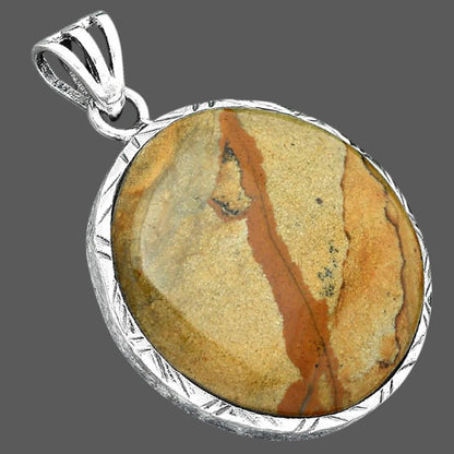 Natural Picture Jasper Pendant P-1079 SDP156819